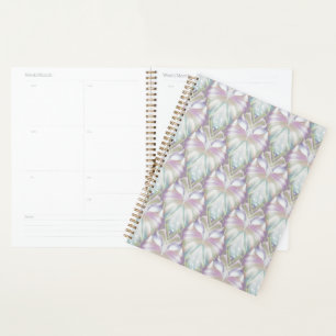 Agenda Patrón de búho Oracle púrpura Pastel