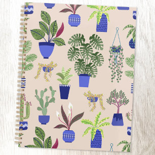 Agenda Patrón de Cactus Succulum Rubor Pink