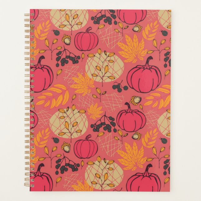 Agenda Patrón de calabaza (Anverso)