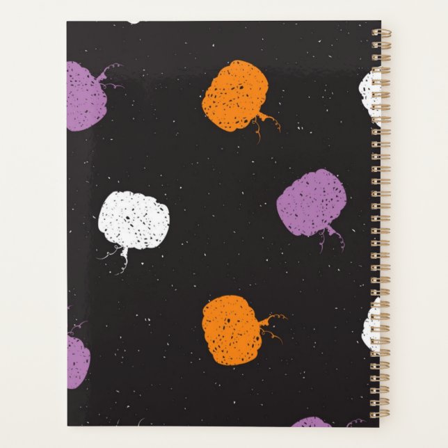 Agenda Patrón de calabaza (Reverso)