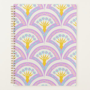 Agenda Patrón de cáscara de color pastel