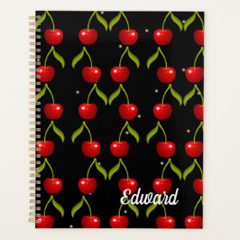 Agenda Patrón de cerezas brillantes