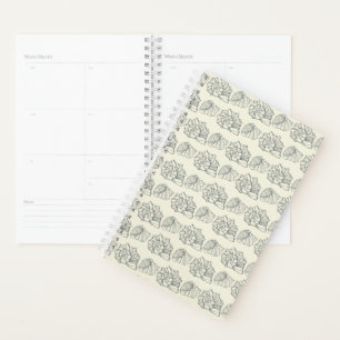 Agenda Patrón de conchas decorativas