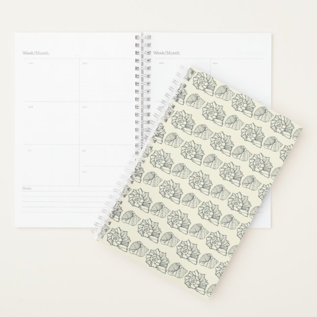 Agenda Patrón de conchas decorativas (Demostración)
