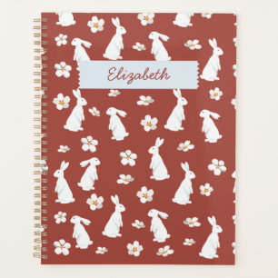 Agenda Patrón de conejo de primavera cúpula