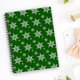 Agenda Patrón de copo de nieve, copos de nieve blancos, n