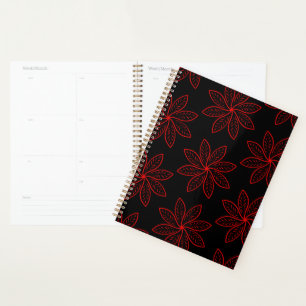 Agenda Patrón de Crimson en negro