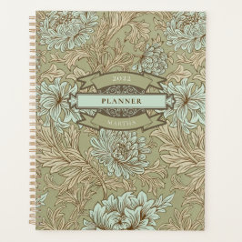 Agenda Patrón de crisantemo de William Morris