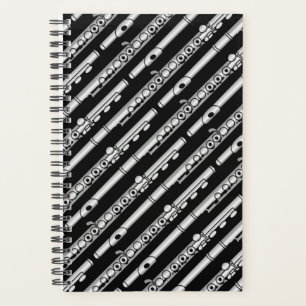 Agenda Patrón de dibujo de flauta