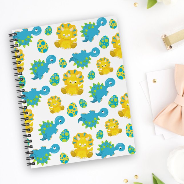 Agenda Patrón De Dinosaurios, Dinosaurios Cutos, Dino Beb (Subido por el creador)