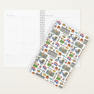 Agenda Patrón de Doodle Holandés