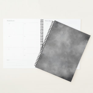 Agenda Patrón de efecto de nube de tormenta de estilo gri