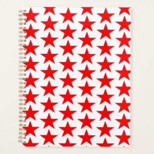 Agenda Patrón de estrella roja
