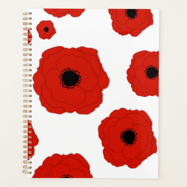 Agenda Patrón de flor (Anverso)
