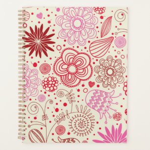 Agenda Patrón de flor