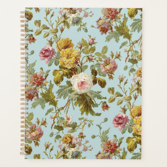 Agenda Patrón de flor (Anverso)