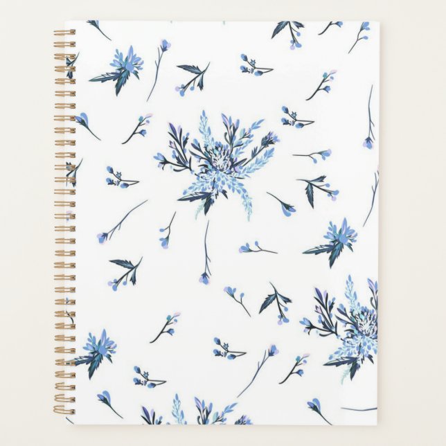 Agenda Patrón de flor (Anverso)