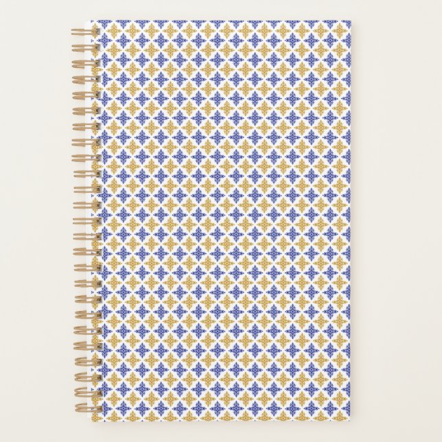 Agenda Patrón de flor (Anverso)