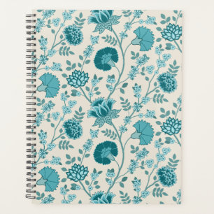 Agenda Patrón de flores jacobeas en crema
