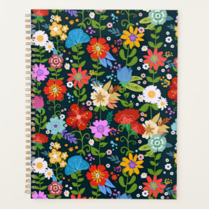 Agenda Patrón de flores sin soldadura Ditsy-13554