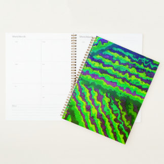 Agenda Patrón de franja radial vibrante