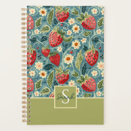 Agenda Patrón de fresa de Personalizado suave