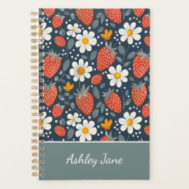 Agenda Patrón de fresa de Personalizado suave