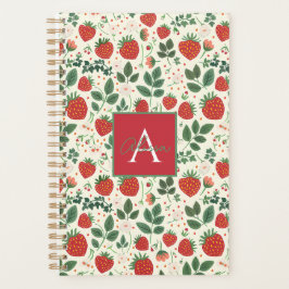 Agenda Patrón de fresa de Personalizado suave