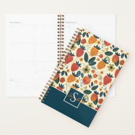 Agenda Patrón de fresa de Personalizado suave