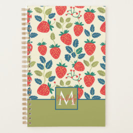 Agenda Patrón de fresa de Personalizado suave