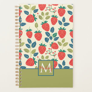Agenda Patrón de fresa de Personalizado suave