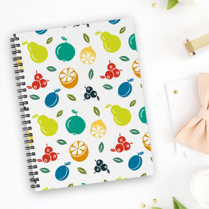 Agenda Patrón de frutas, ciruela, Naranja, limón, pera, m