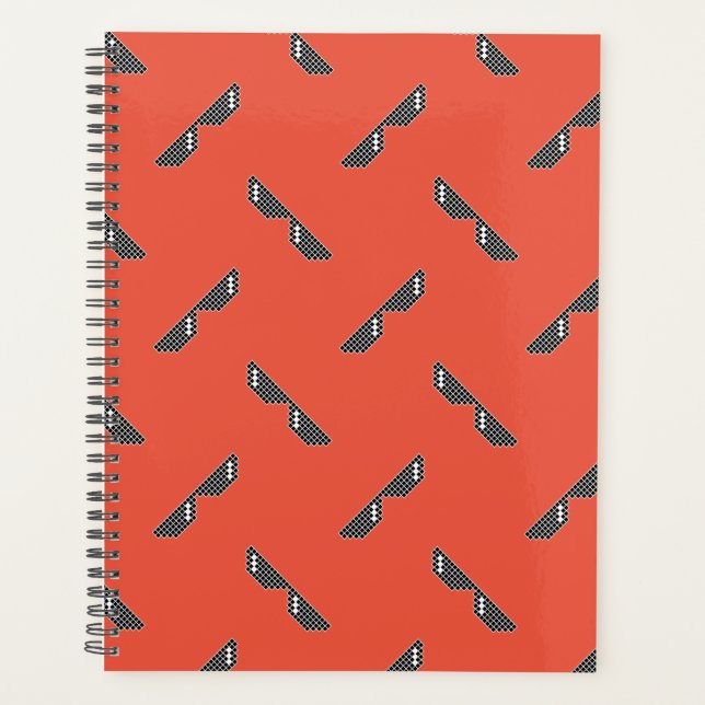 Agenda Patrón de gafas de sol de píxeles (Anverso)