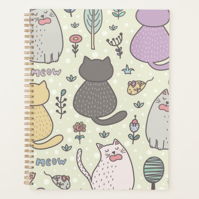 Agenda Patrón de gato (Anverso)