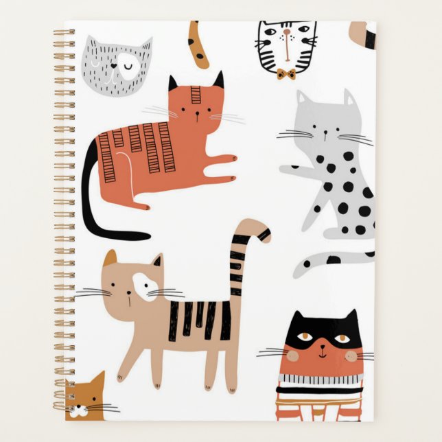 Agenda Patrón de gato (Anverso)