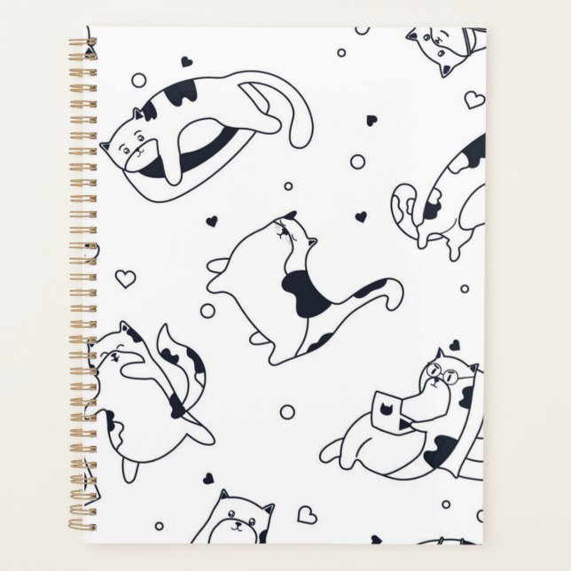 Agenda Patrón de gato (Anverso)