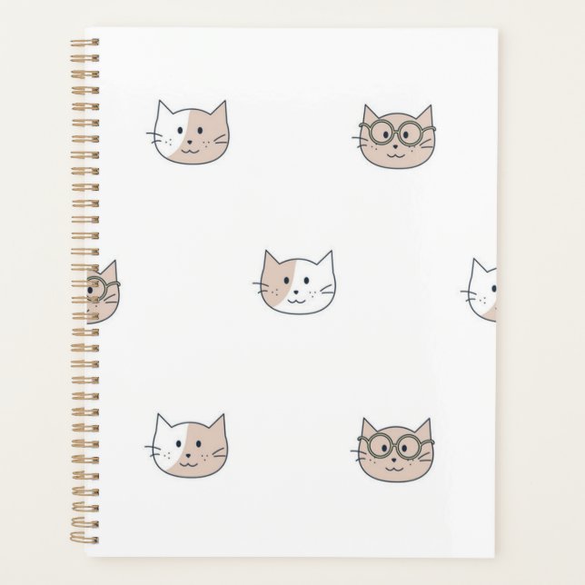 Agenda Patrón de gato (Anverso)