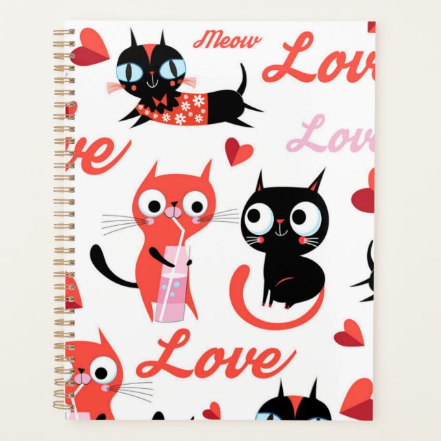 Agenda Patrón de gato (Anverso)