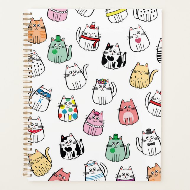 Agenda Patrón de gato (Anverso)