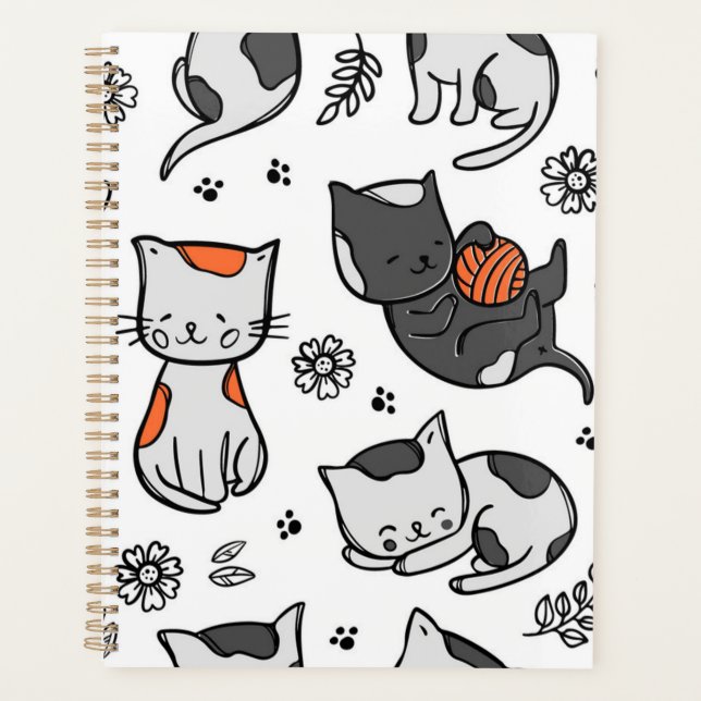 Agenda Patrón de gato (Anverso)