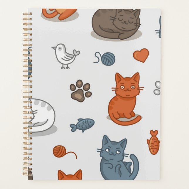 Agenda Patrón de gato (Anverso)