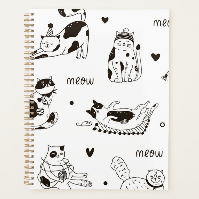 Agenda Patrón de gato (Anverso)
