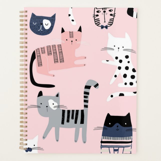 Agenda Patrón de gato (Anverso)