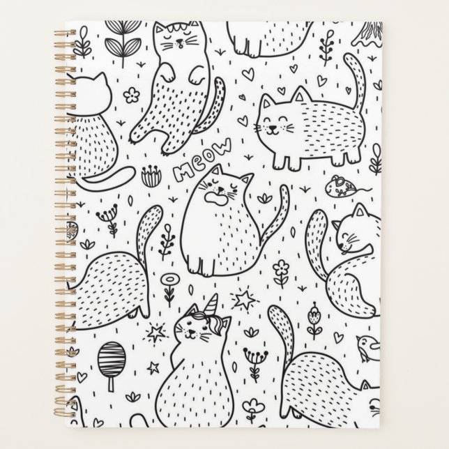 Agenda Patrón de gato (Anverso)