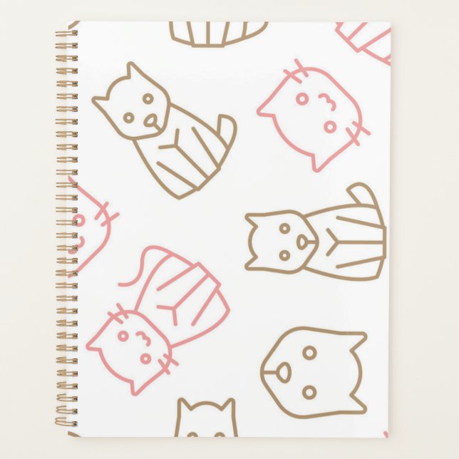 Agenda Patrón de gato (Anverso)