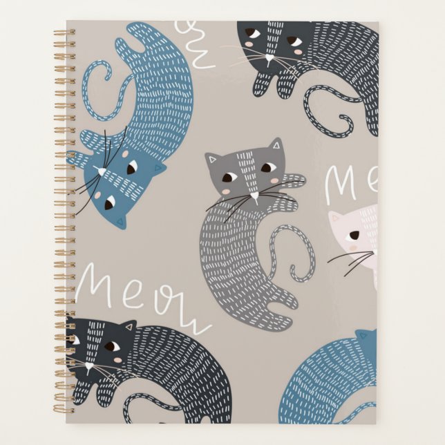 Agenda Patrón de gato (Anverso)
