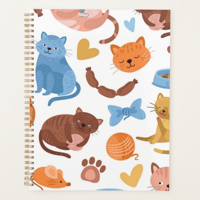 Agenda Patrón de gato (Anverso)