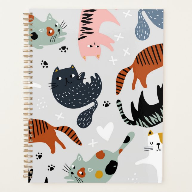 Agenda Patrón de gato (Anverso)