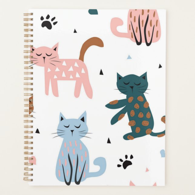 Agenda Patrón de gato (Anverso)