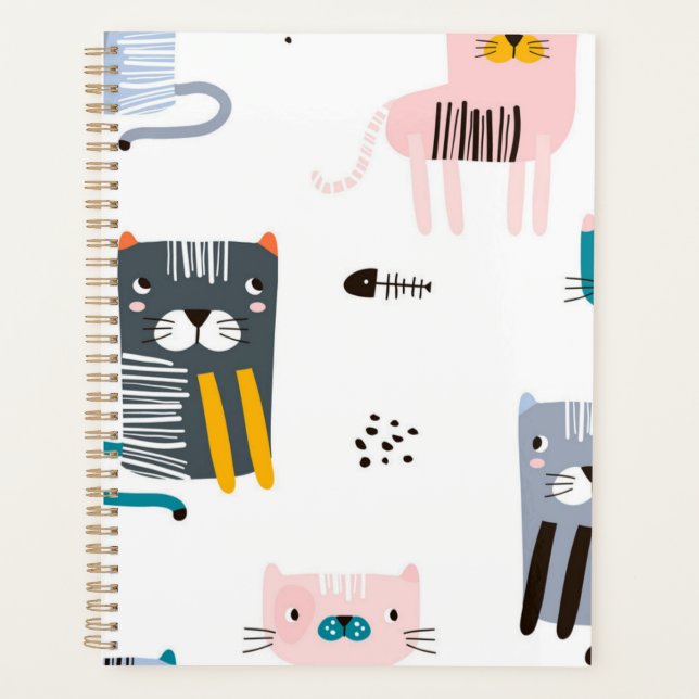 Agenda Patrón de gato (Anverso)